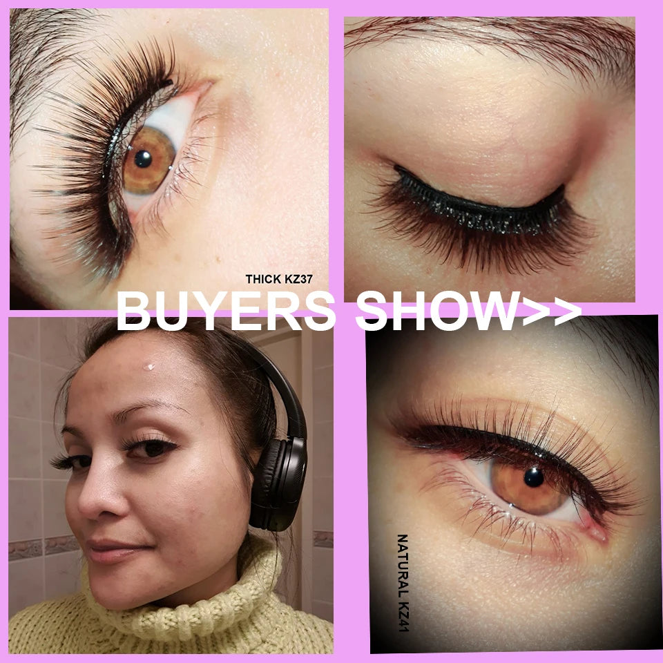 Self Adhesive Eyelashes Glue-Free Reusable 3d Wispy Thick Natural Lashes Makeup Fake Eyelashes