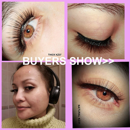 Self Adhesive Eyelashes Glue-Free Reusable 3d Wispy Thick Natural Lashes Makeup Fake Eyelashes