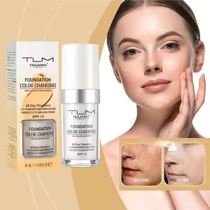 Cover Coco Long Lasting Concealer Liquid Foundation Skin Color Liquid Foundation Light and Transparent Moisturizing Cream