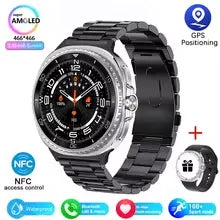 For Galaxy Watch 8 Ultra Classic GPS Compass NFC SmartWatch 46mm Clone Version AMOLEL BT Call 3ATM Galaxy 7 Upgraded Smartwatch