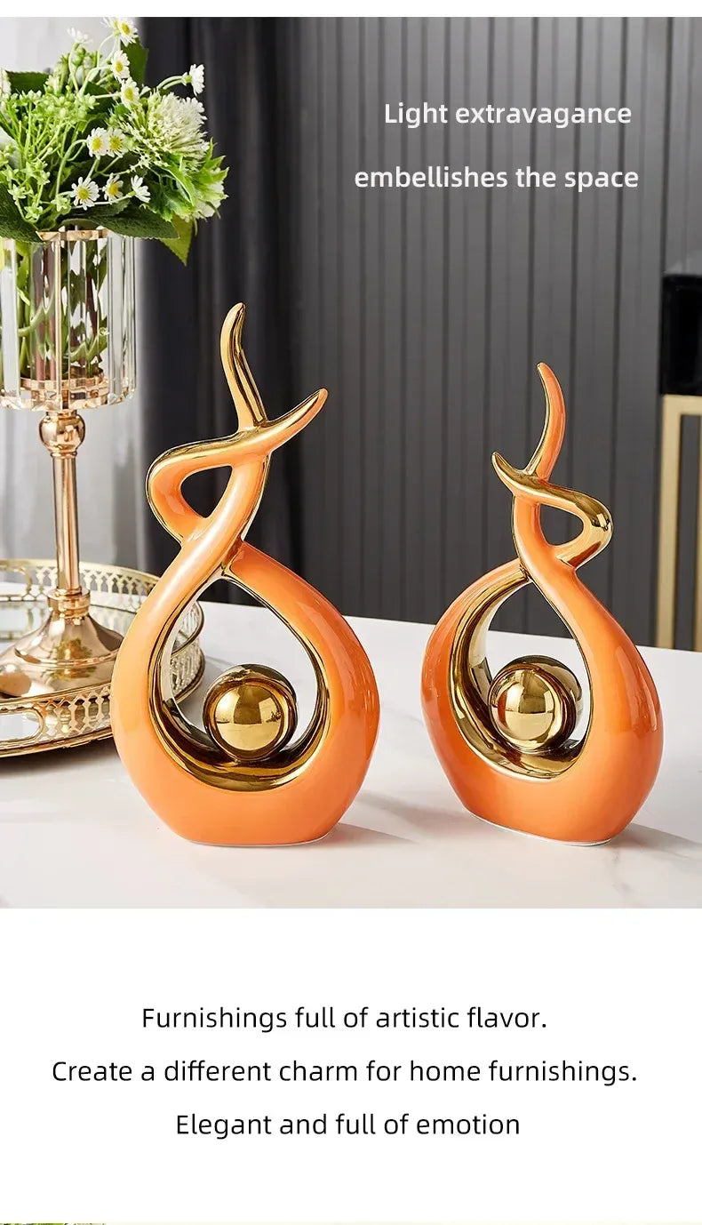 Nordic Home Decor Figurines