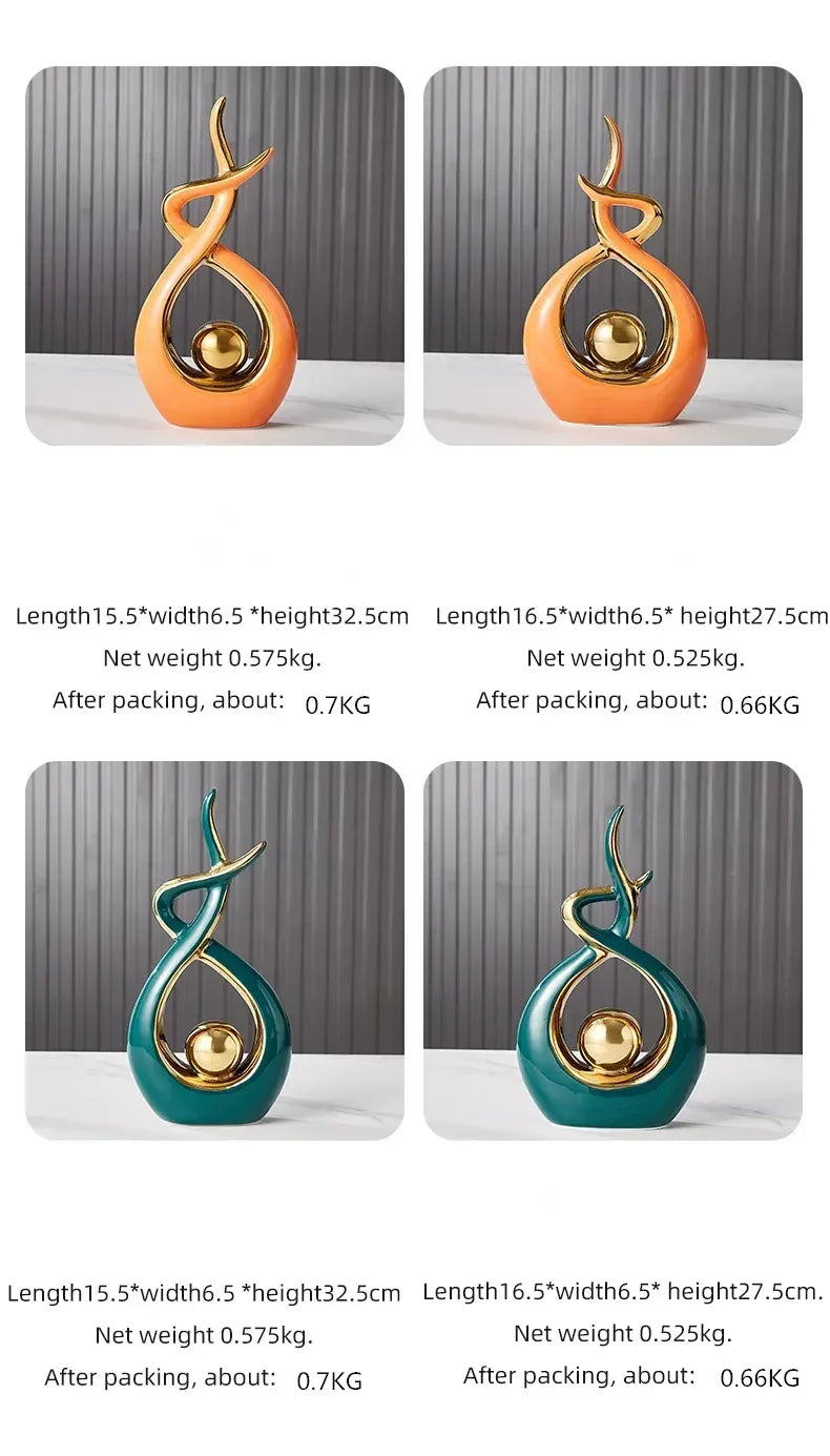 Nordic Home Decor Figurines