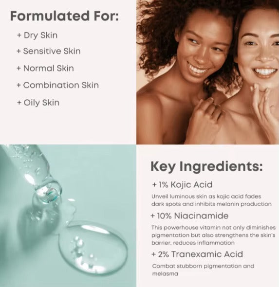 % Kojic Acid Serum 30ml Korean Private Label Skin Care