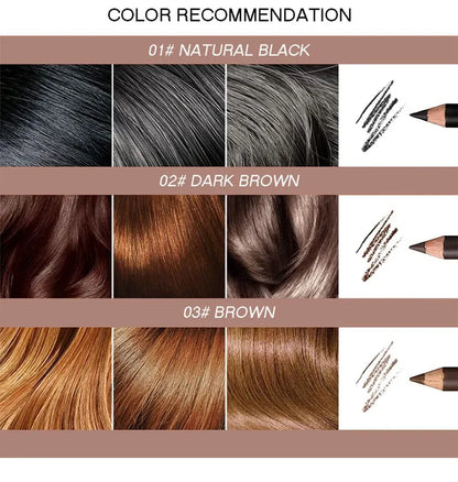 6/12Pcs Eye Brow Pencil Waterproof Professional Women Eye Makeup Pen Easy Color Natural Black Brown Cosmetic Beauty Eyebrow Tool